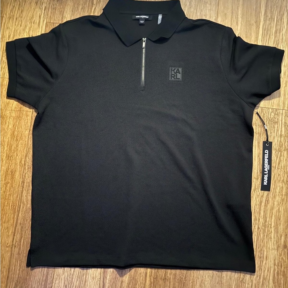 Karl Lagerfeld Black Men's Polo Shirt